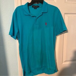 U.S. Polo Assn. Aqua Blue Polo Shirt